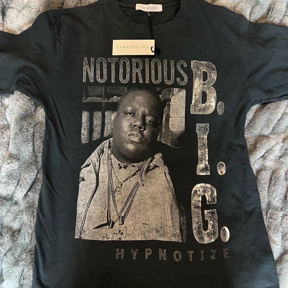 Notorious B.I.G. Graphic Tee - Black Daydreamer NWT